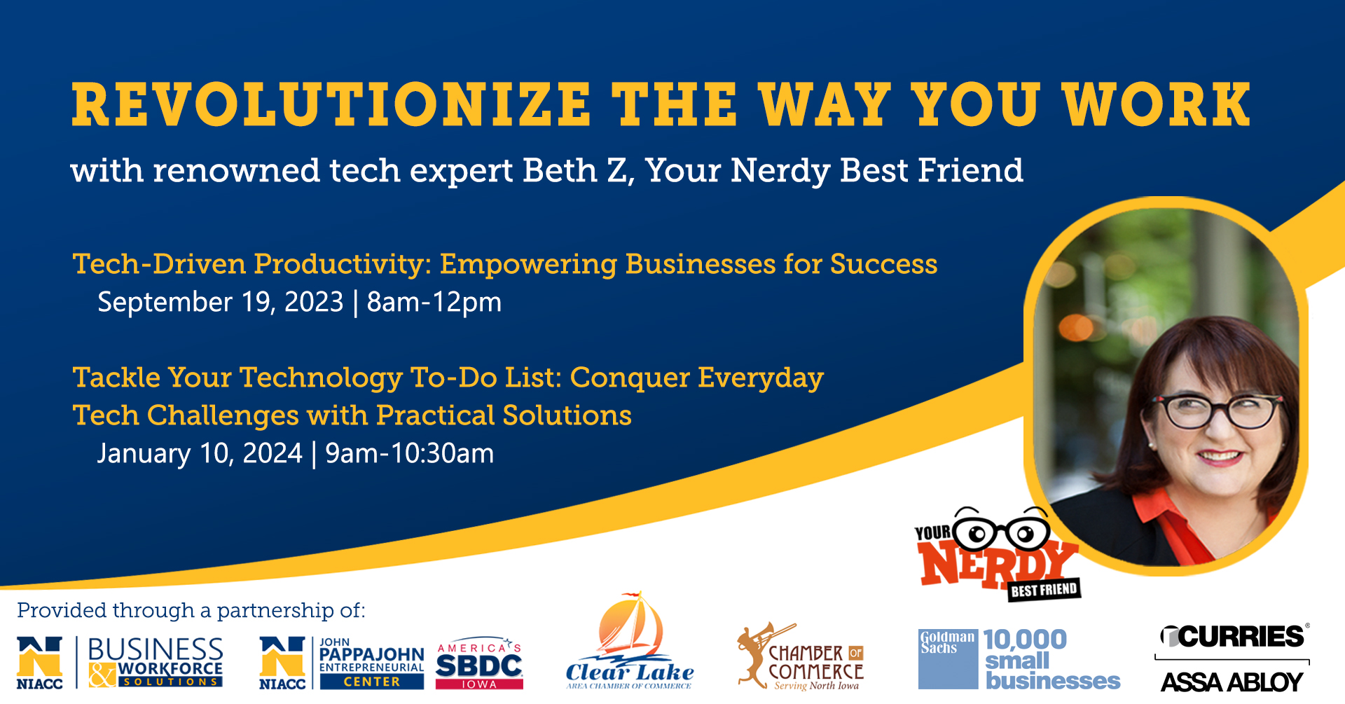 Beth Z of Your Nerdy Best Friend Seminar Series - NIACC Pappajohn ...