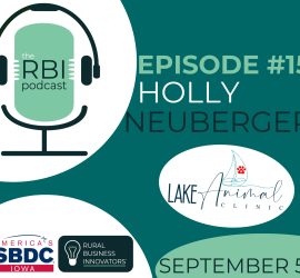 Holly Neuberger of Lake Animal Clinic featured on SBDC Podcast