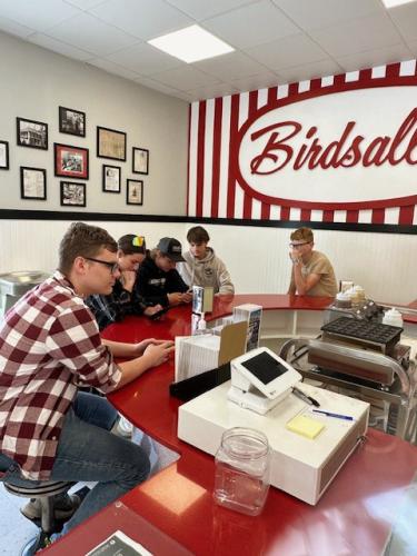 Day 1: YEA students visit Birdsall's Ice Cream